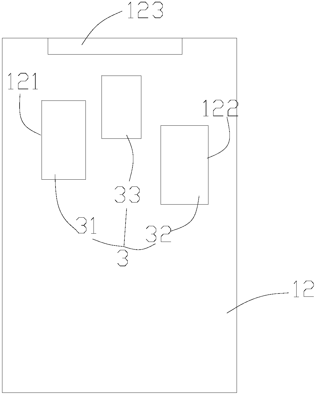 Wire arrangement-facilitating and dustproof computer case