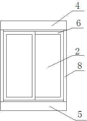 Ventilation and air change sound insulation window