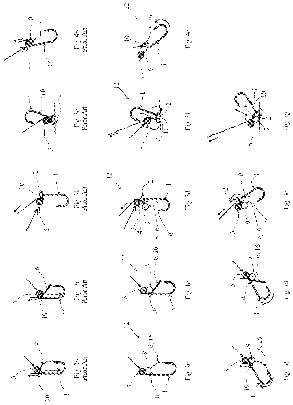 Snag-free fish hook assembly, kit, and method