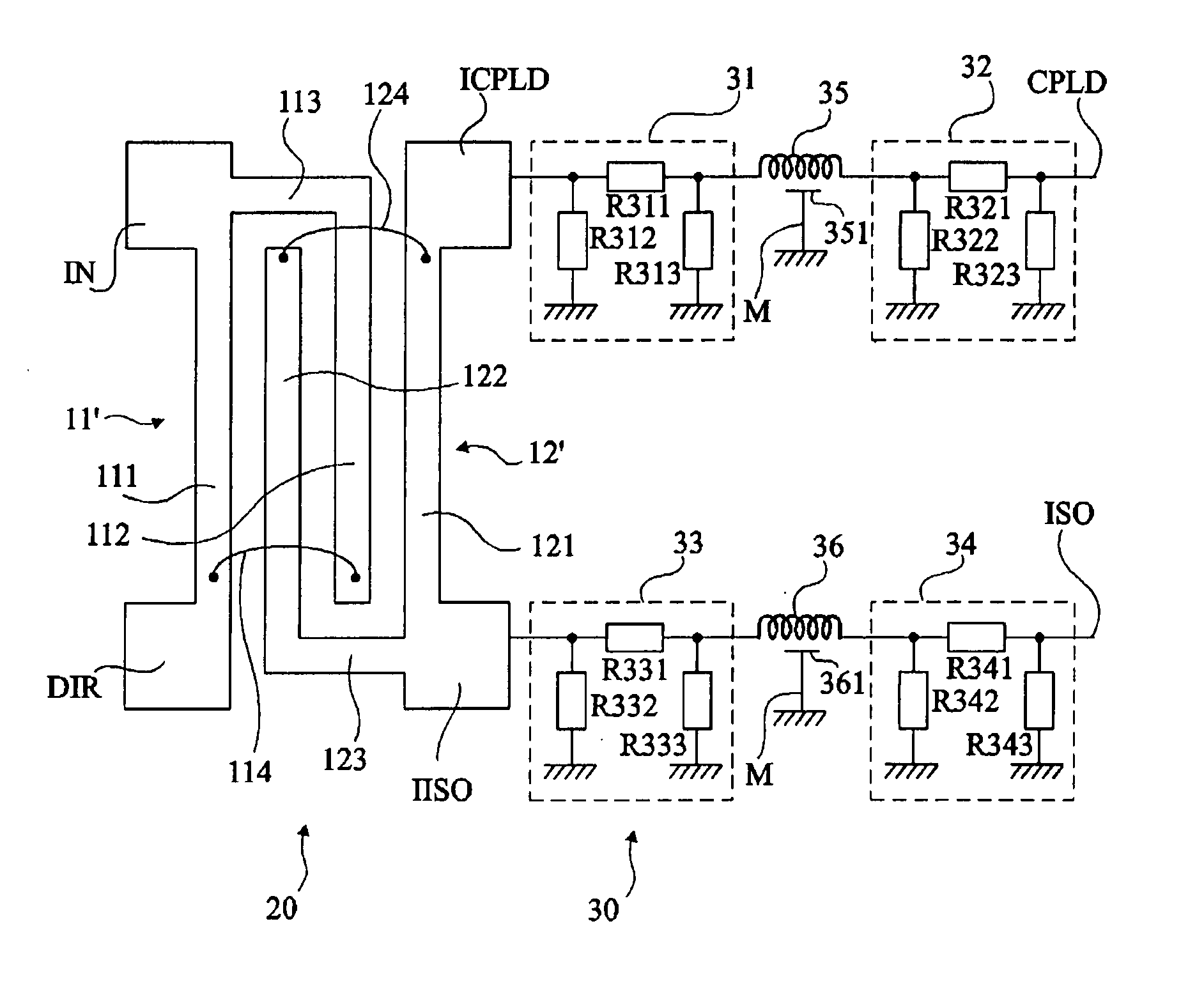 Wide-band directional coupler