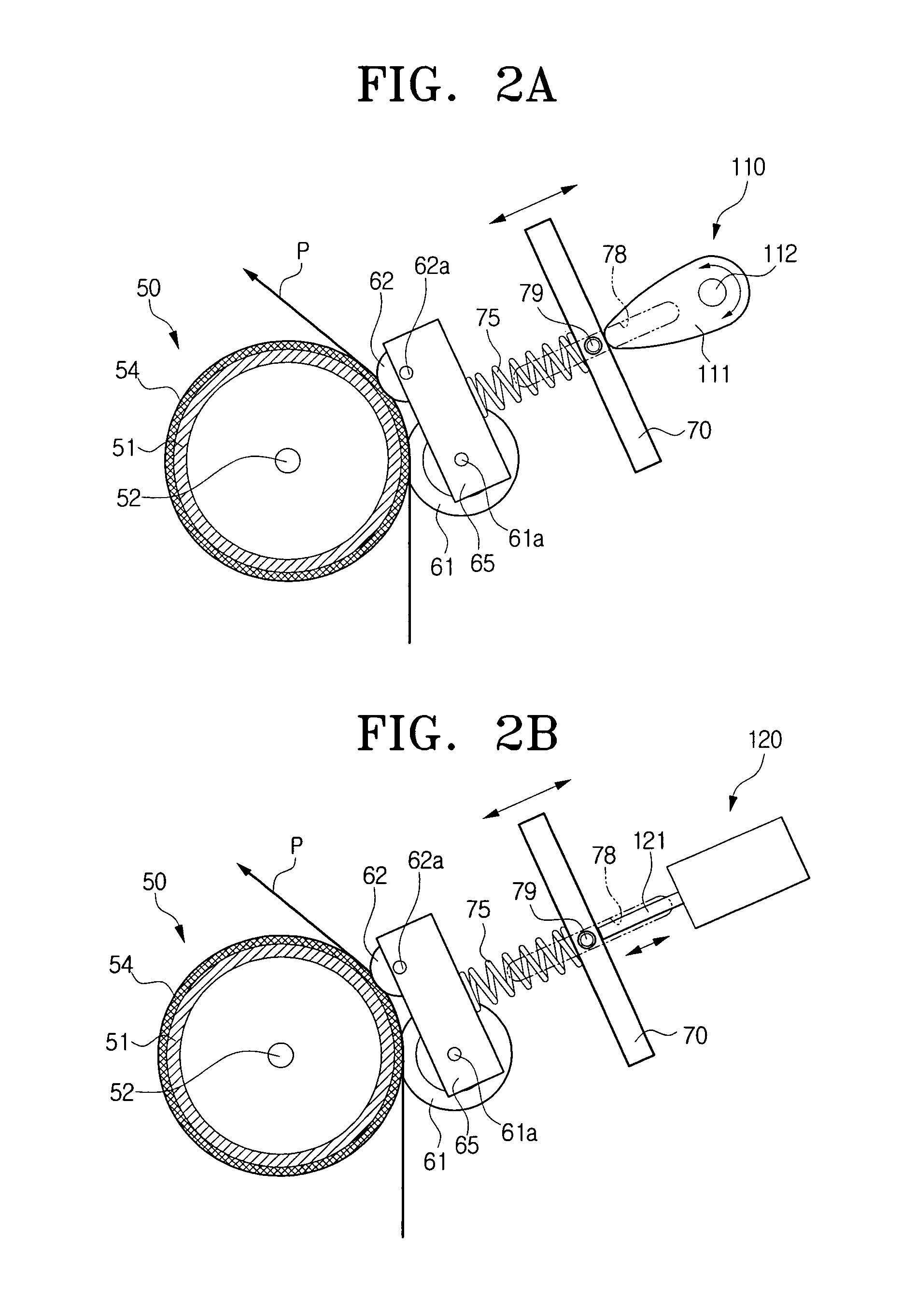 Adjustable compression unit for an image fixing apparatus