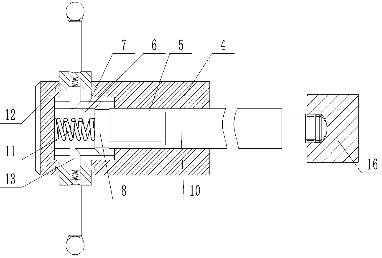 A compression device for preventing overpressure