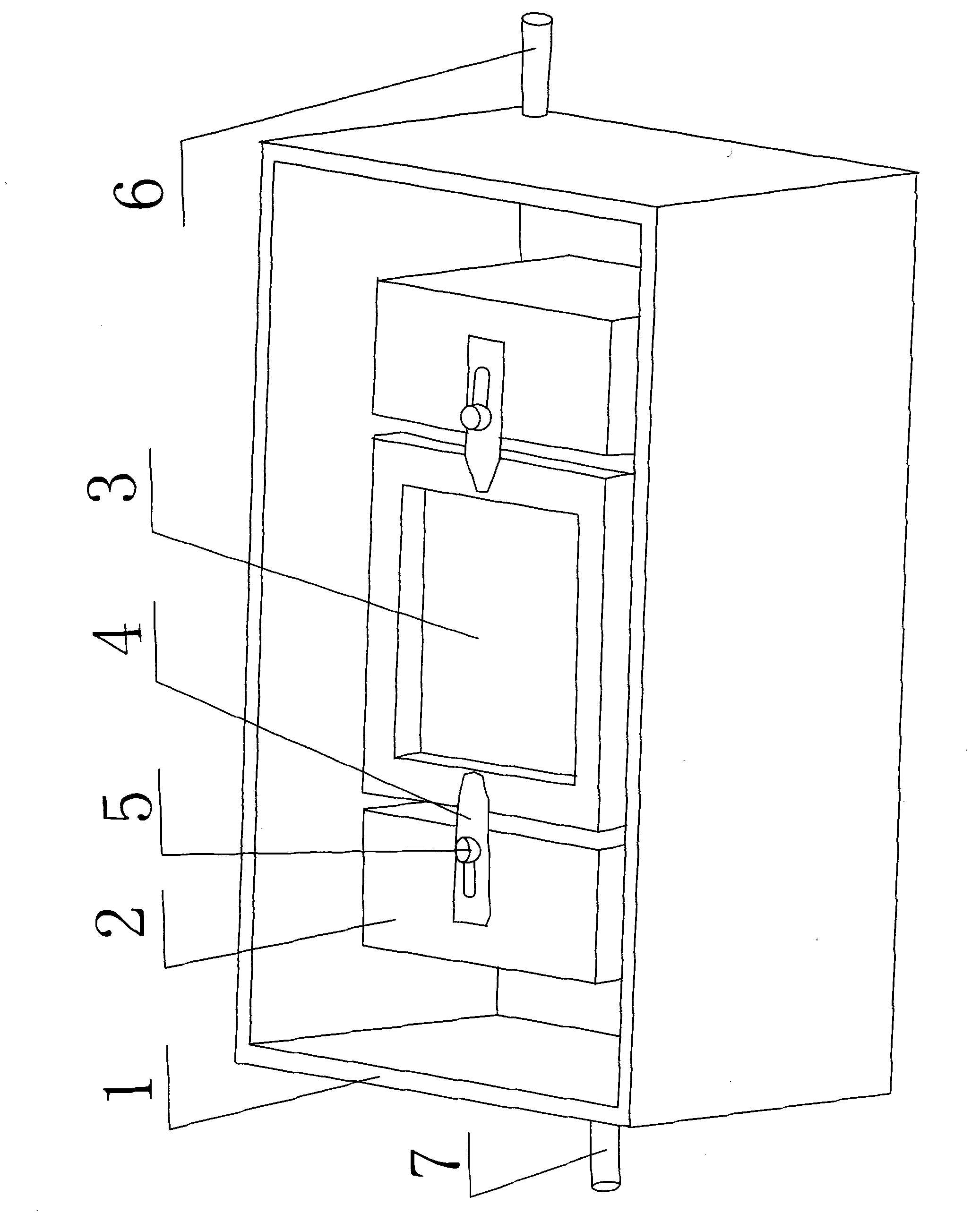Mechanical processing device and method of ceramic-based complex curved surface parts with wave transmissivity