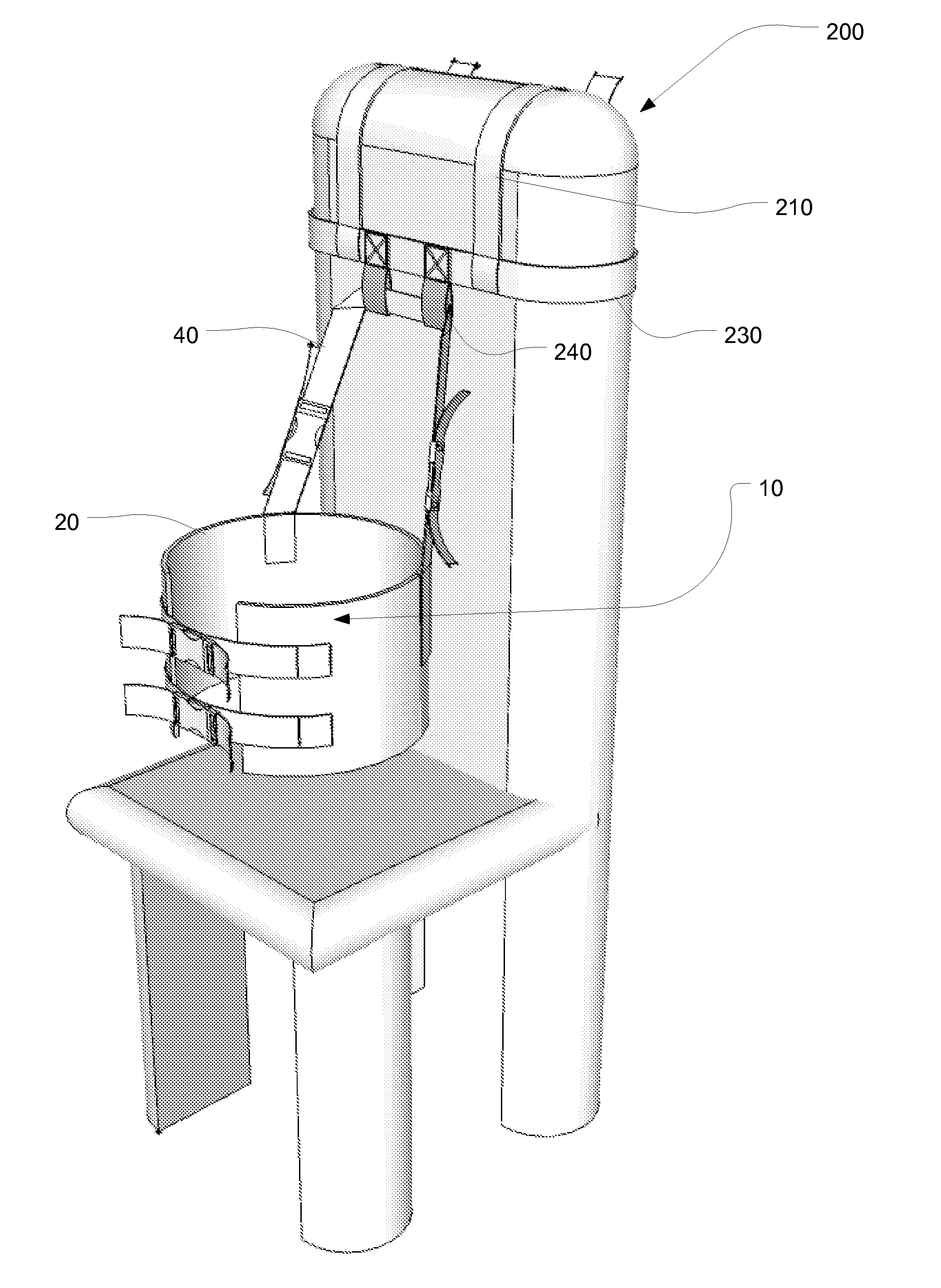 Portable device for unloading lower back while sitting
