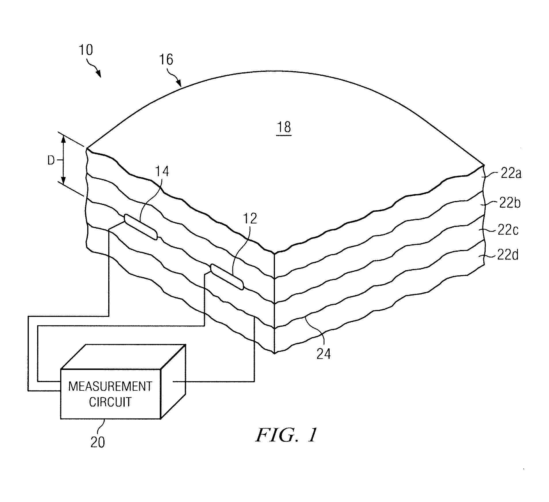 Apparatus for Remotely Measuring Surface Temperature Using Embedded Components