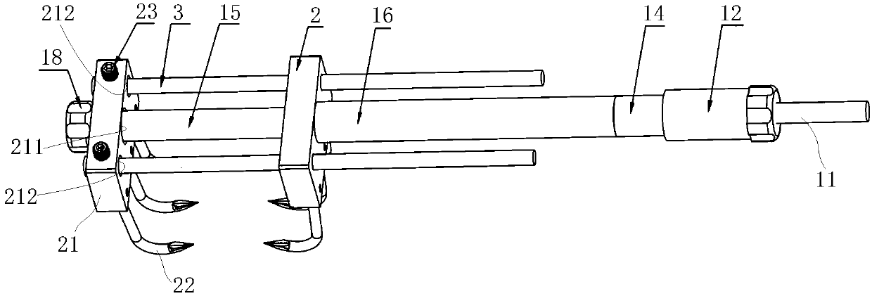 Row hook type skin stretch closure device