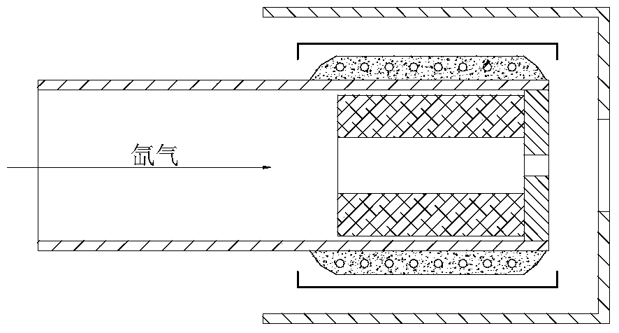 A space electric thruster plume neutralizer