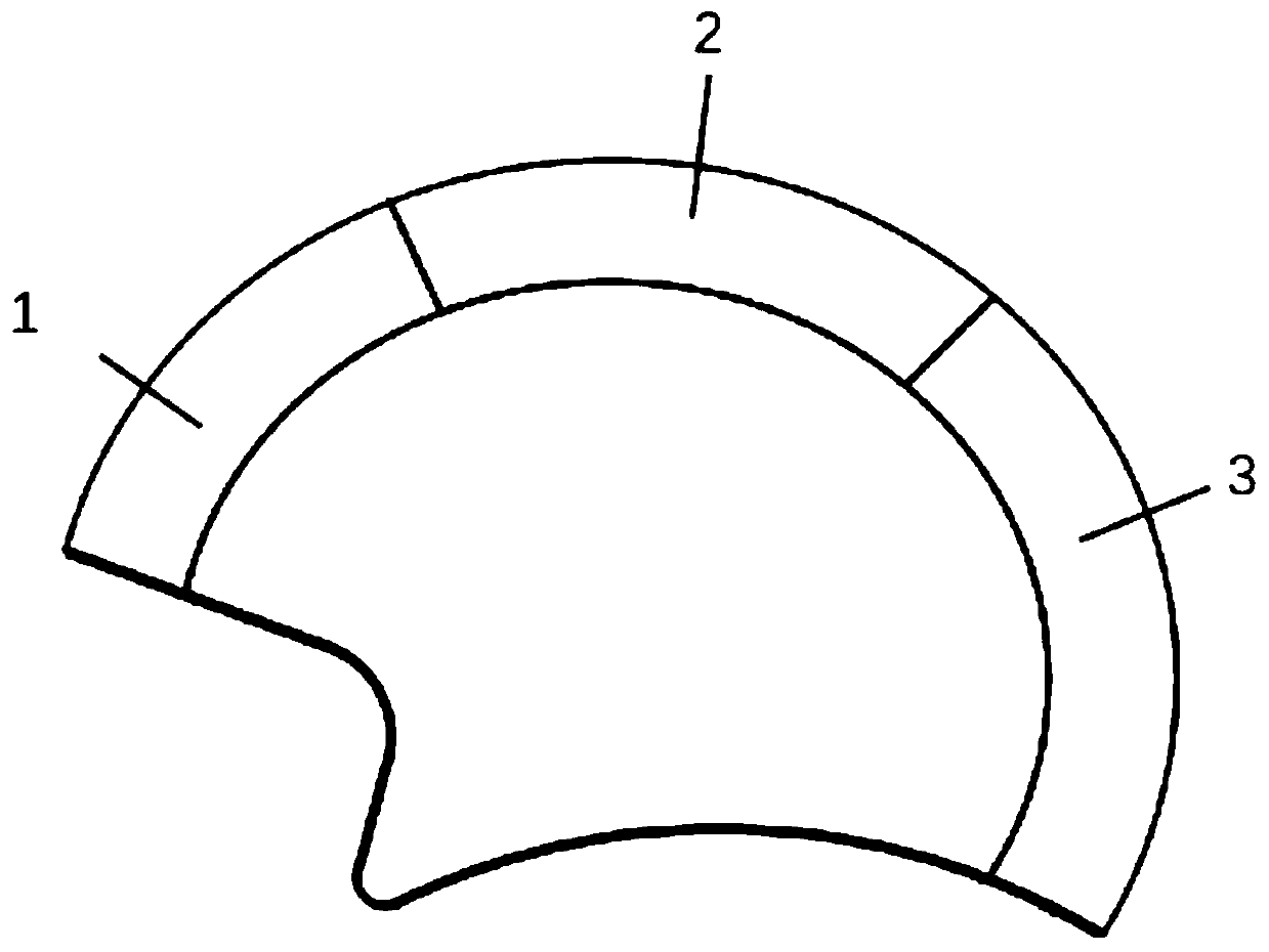 Multidirectional shockproof 3D printing helmet energy absorption buffer layer