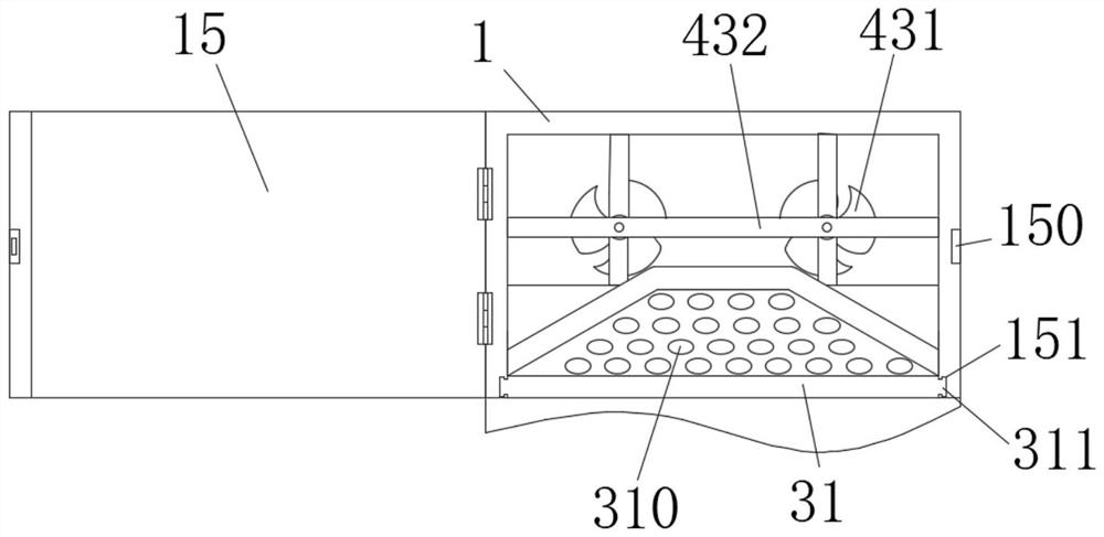 Stir-frying smoke blower for food processing and operation method thereof