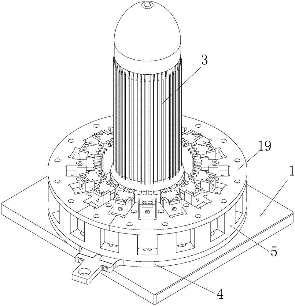 Motor stator coil and in-wire embedding slot insulation paper shaping device