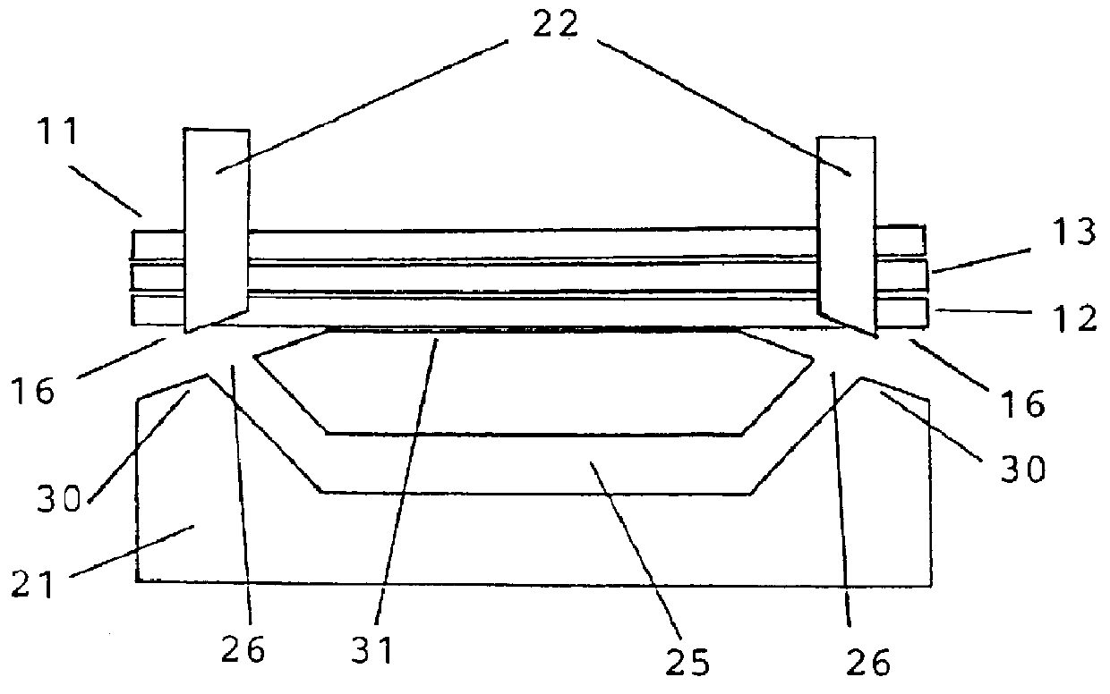 Process and device for selecting a single stacked flat object from a stack and use in packaging of cigarettes
