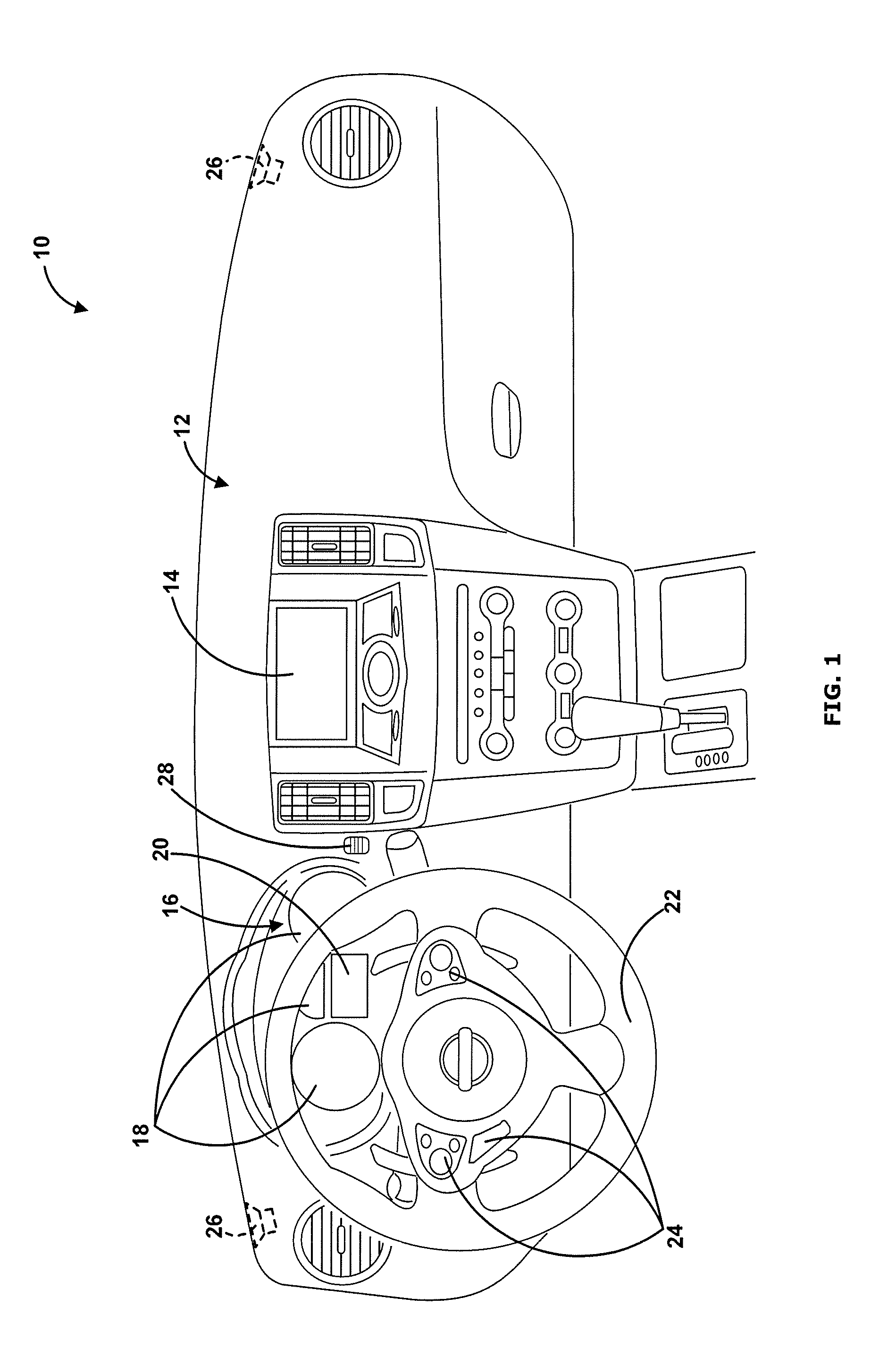 Vehicle text messaging system and method using a meter cluster display