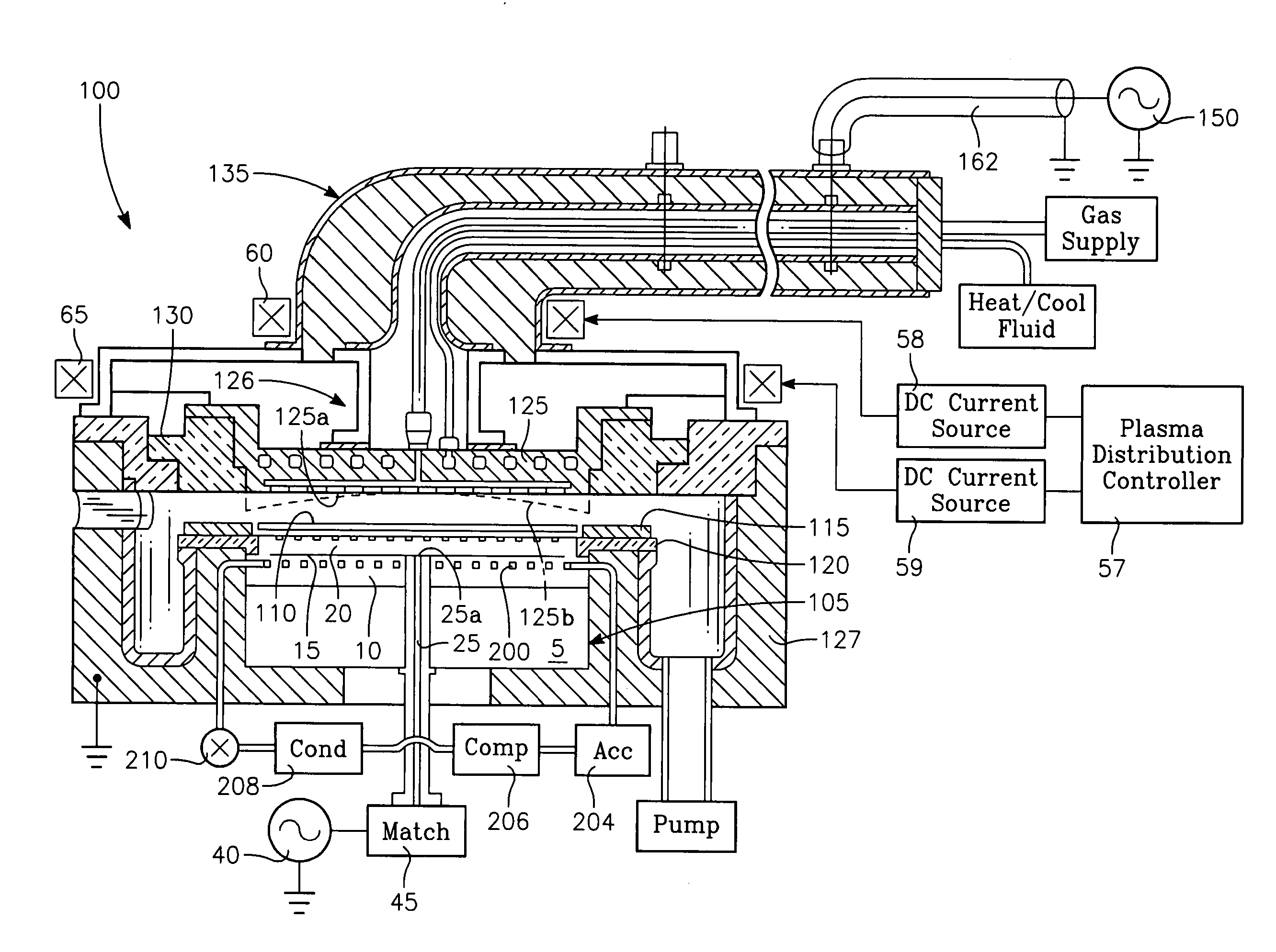 Plasma reactor with feed forward thermal control system using a thermal model for accommodating RF power changes or wafer temperature changes