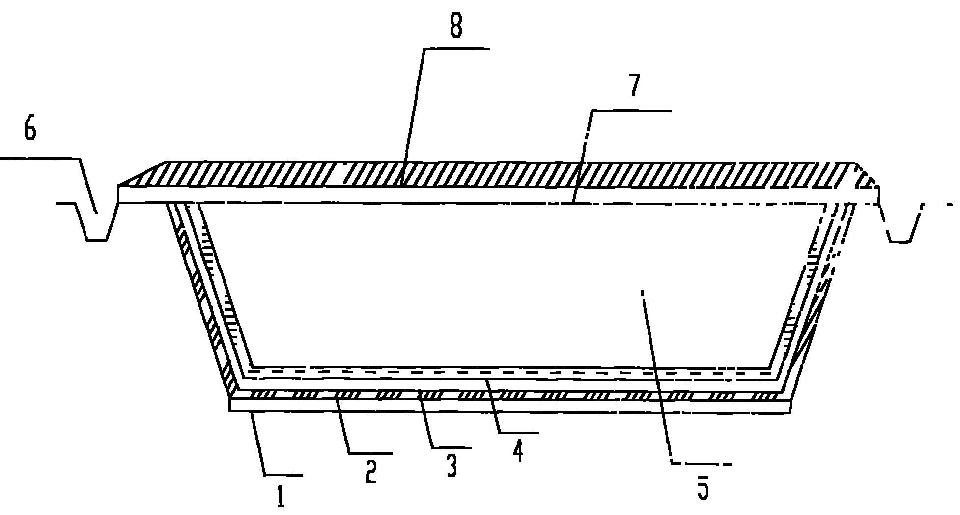 Method for constructing oil drilling waste mud solidification pool