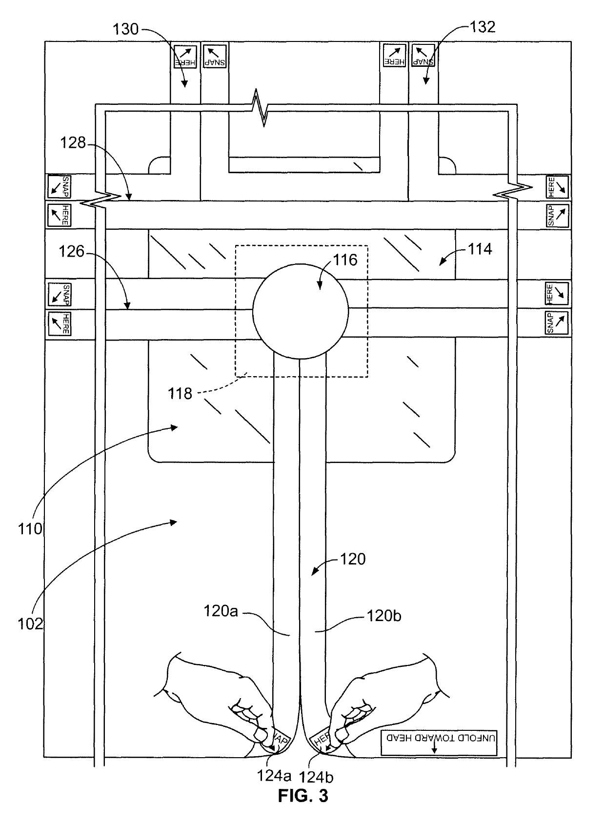 Zip strip draping system and methods of manufacturing same