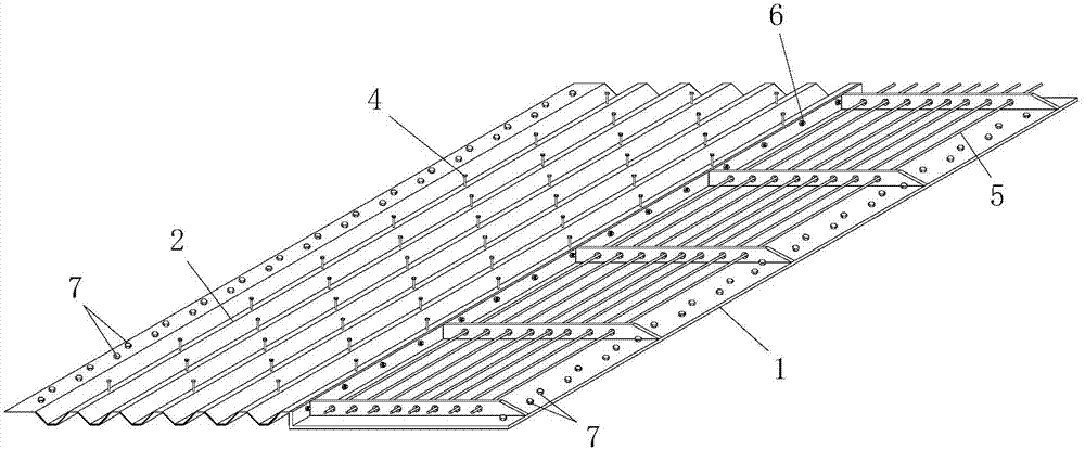 Abutment hidden expansion device and construction method thereof