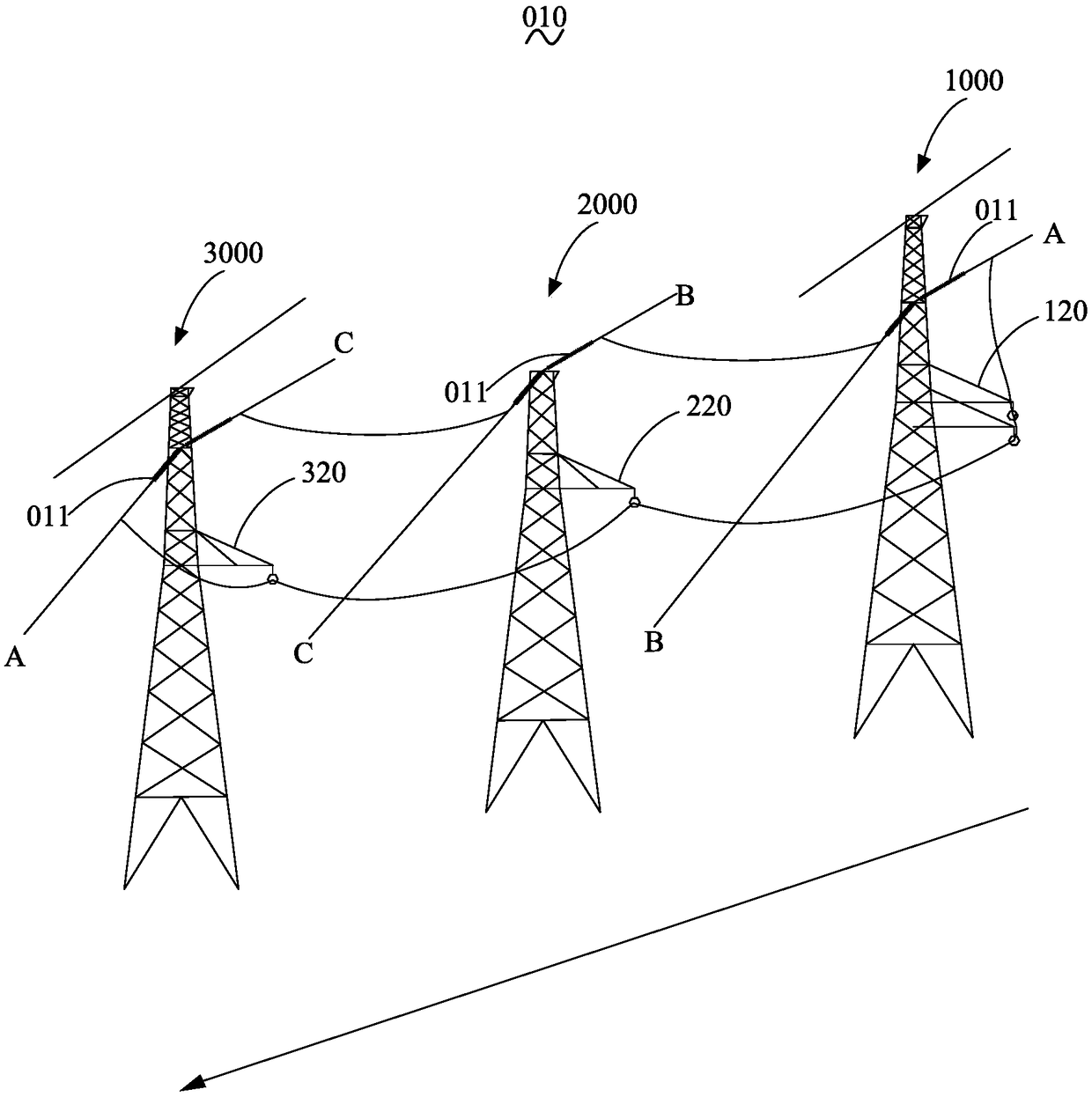 Transposition tower and transposition method