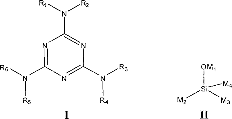 Compound fire retardant containing hydroxymethylated melamine silicide, preparation method and application thereof