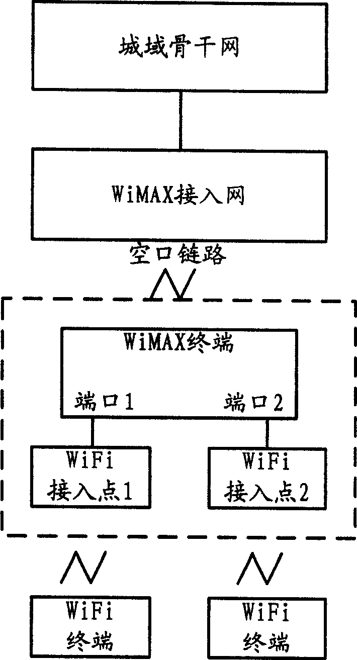 Wimax system information processing method and system, switching judging method