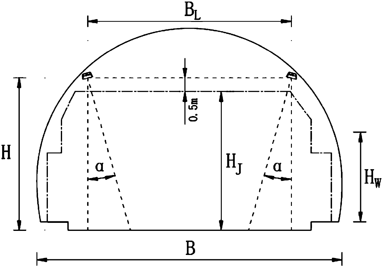 Lamp layout method based on energy conservation and used for equivalent illumination system for road tunnel