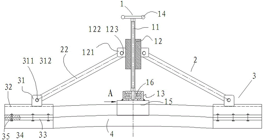 Chord Correction Device and Correction Method of Grid Structure