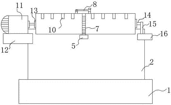 Efficient feeding device for cattle raising