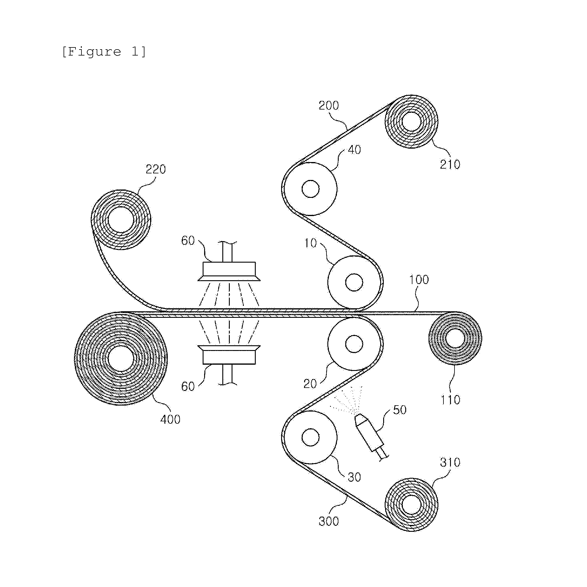 Method for manufacturing one-sided thin polarizing plate