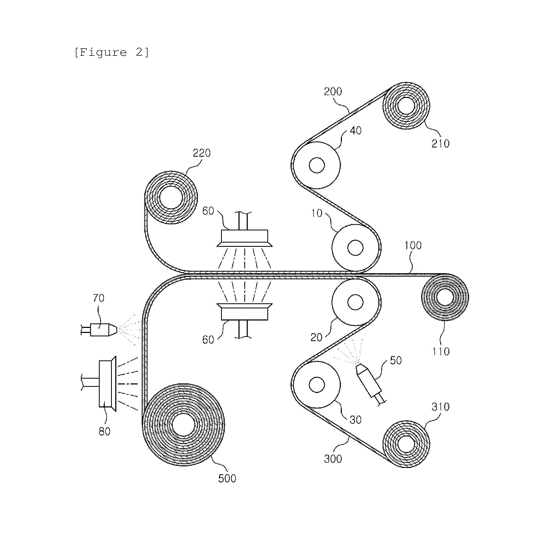 Method for manufacturing one-sided thin polarizing plate