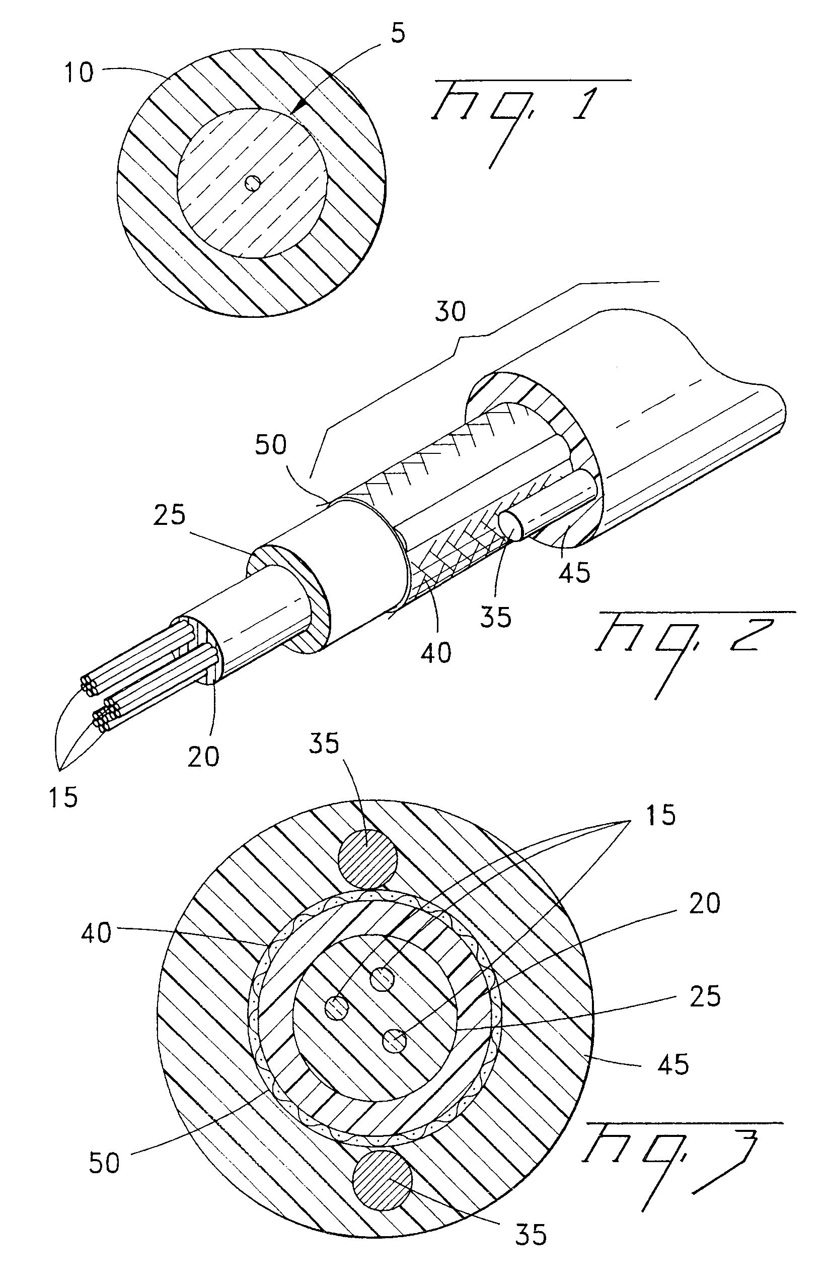 Communication cable containing novel filling material in buffer tube