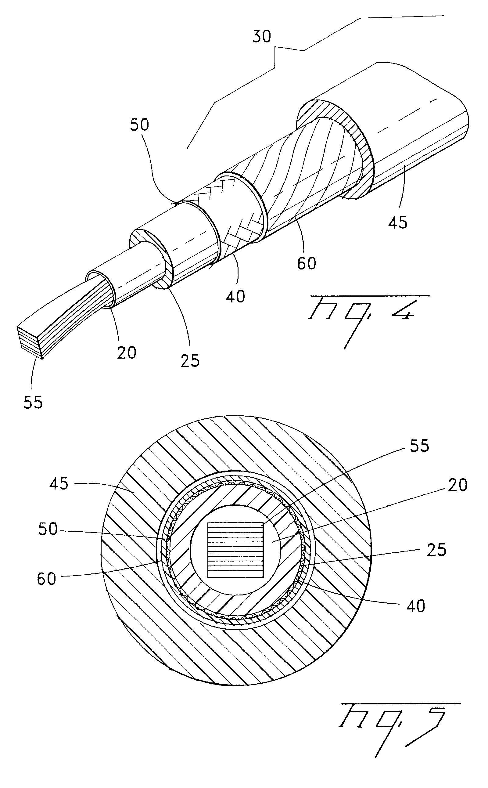 Communication cable containing novel filling material in buffer tube