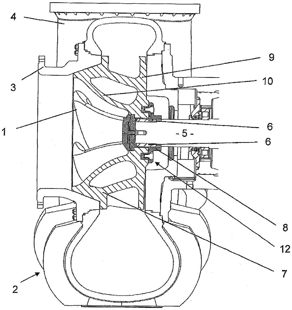 Rotation pump working wheel