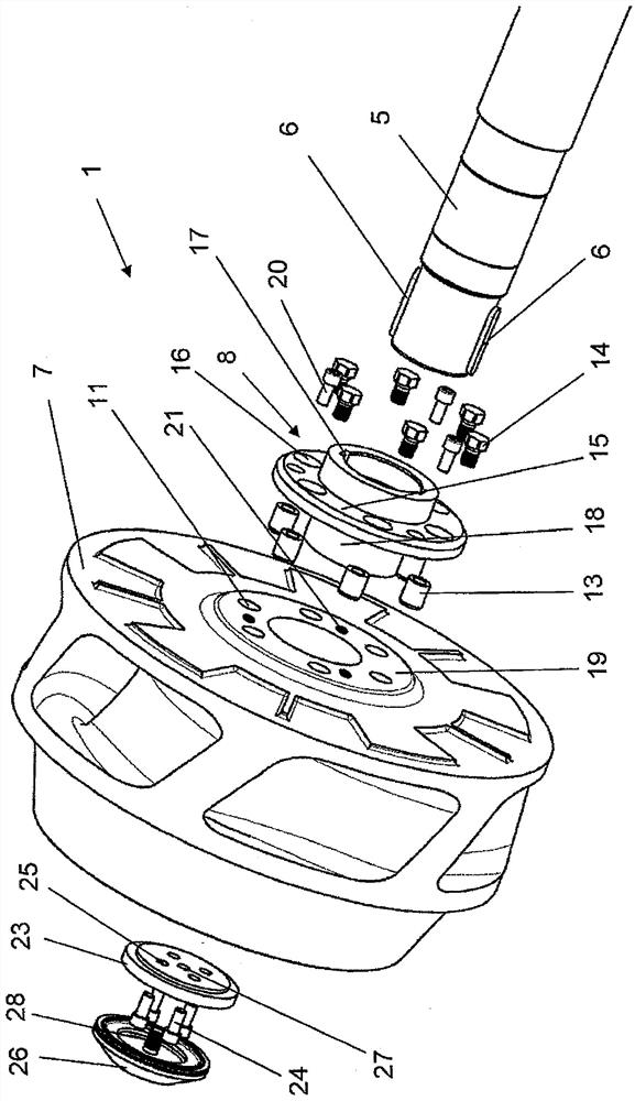 Rotation pump working wheel