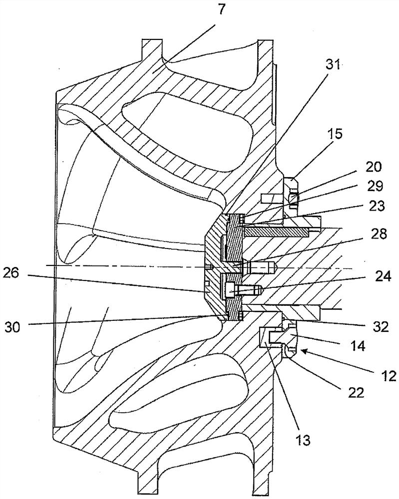 Rotation pump working wheel