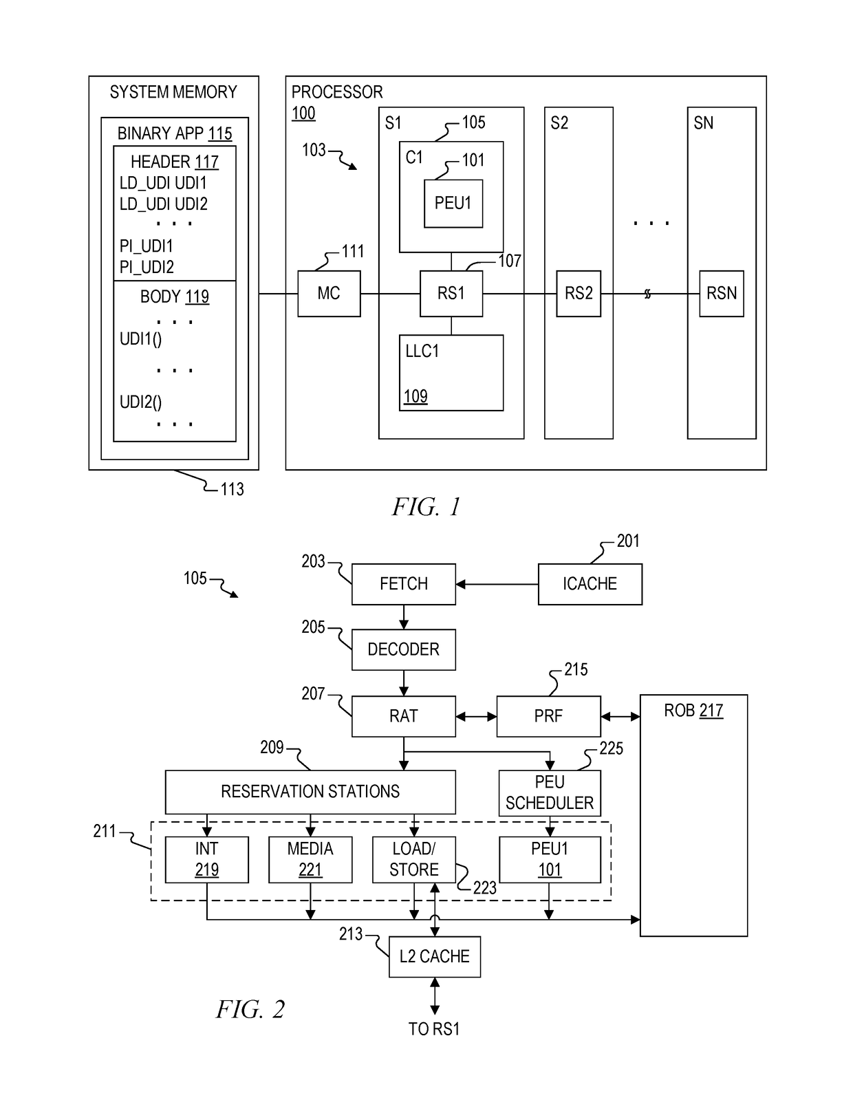 Conversion system for a processor with an expandable instruction set architecture for dynamically configuring execution resources