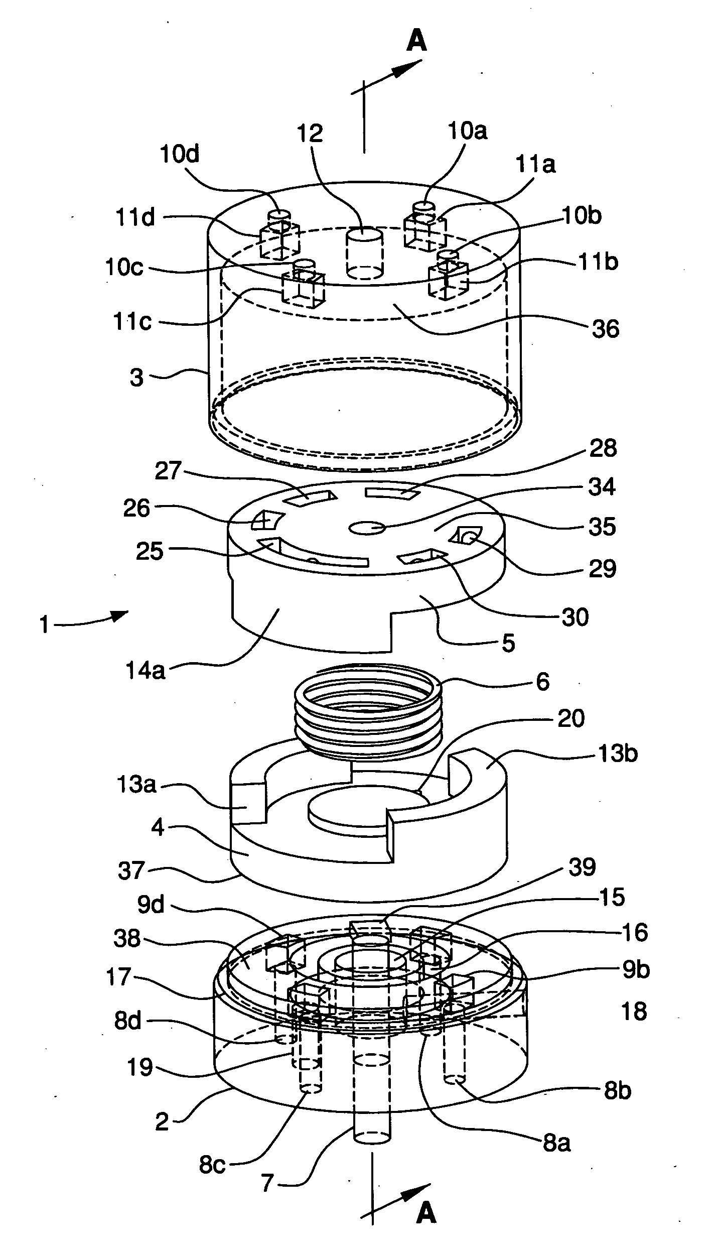 Rotary valve with internal leak control system