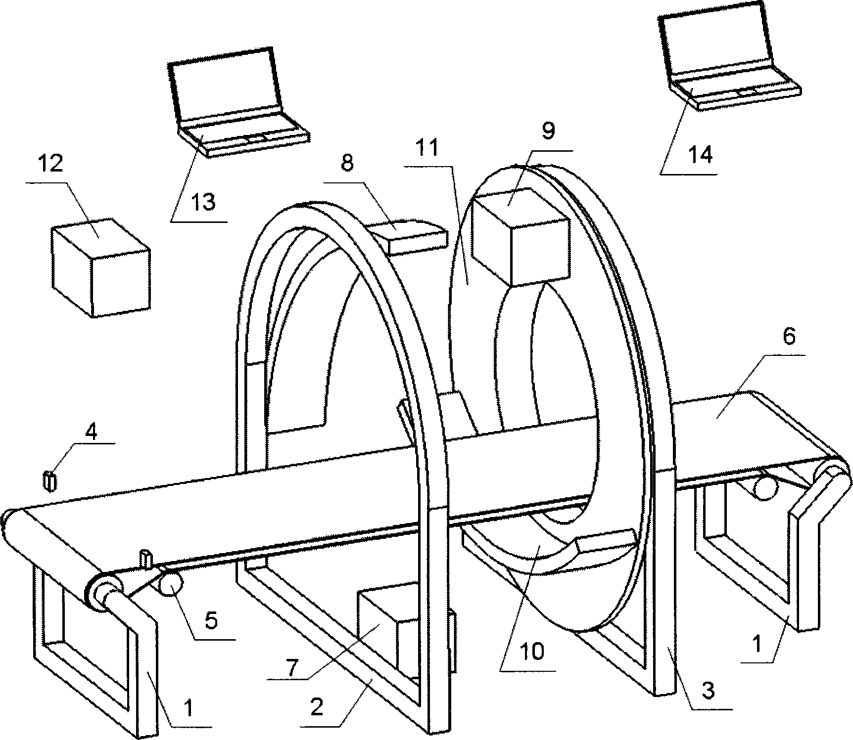 Inspection system, inspection method, CT device and detection device