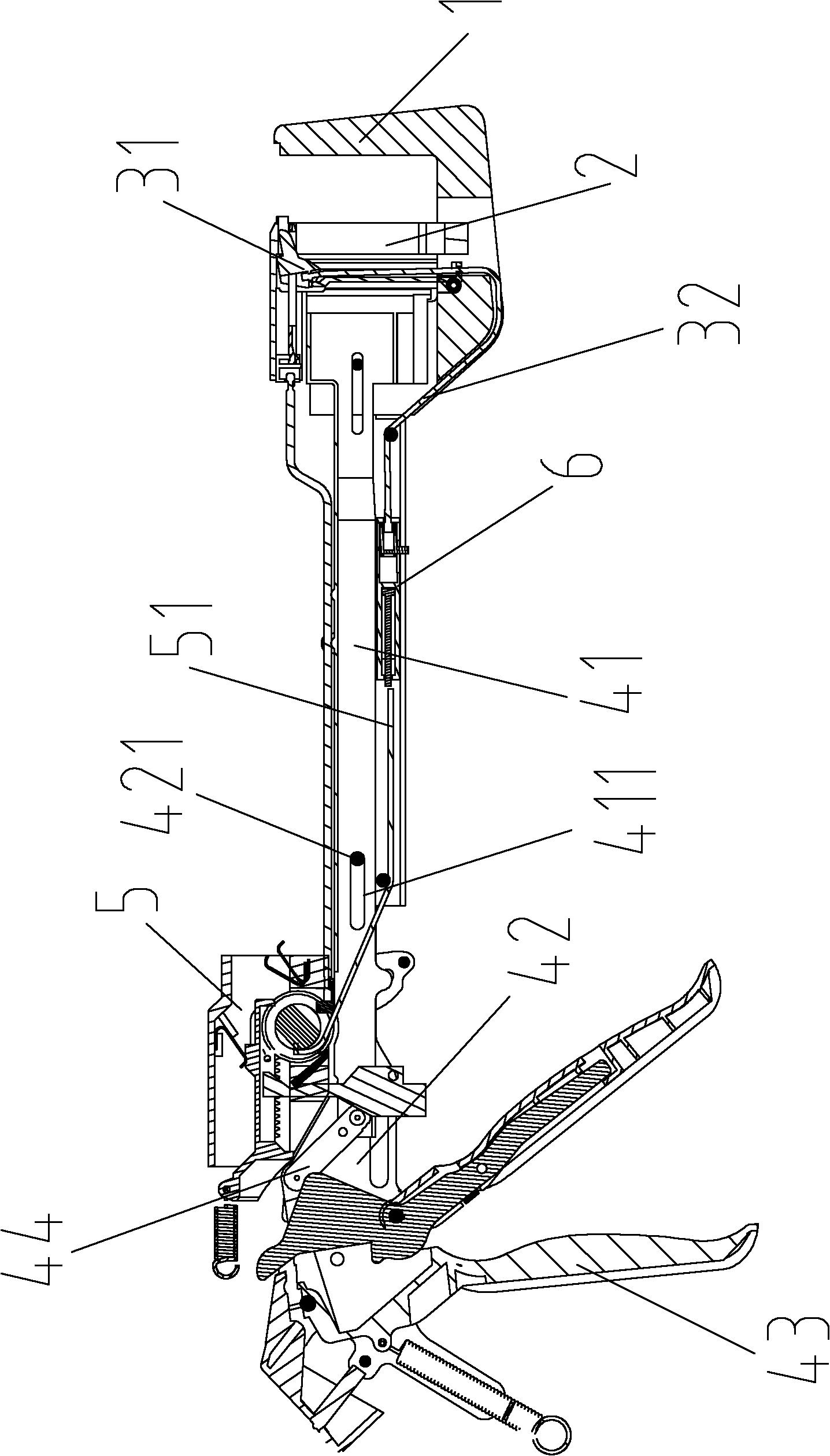 Stitching instrument with cutter