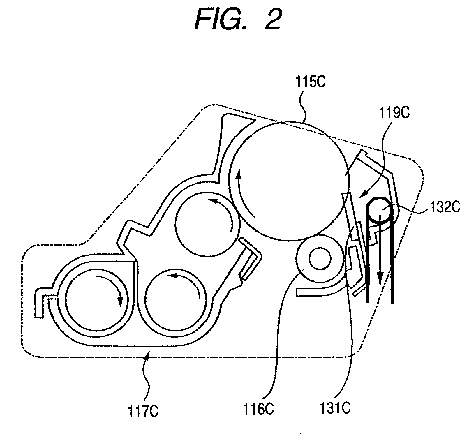 Cartridge detachably mounted to an image forming apparatus including a lock member engagable with a wall of the image forming apparatus