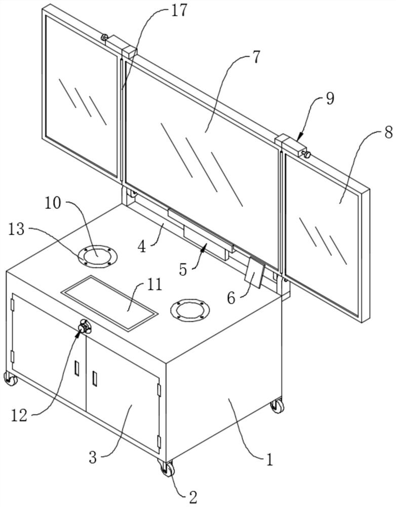 NSCLC lymph node metastasis quantitative analysis result output device and use method