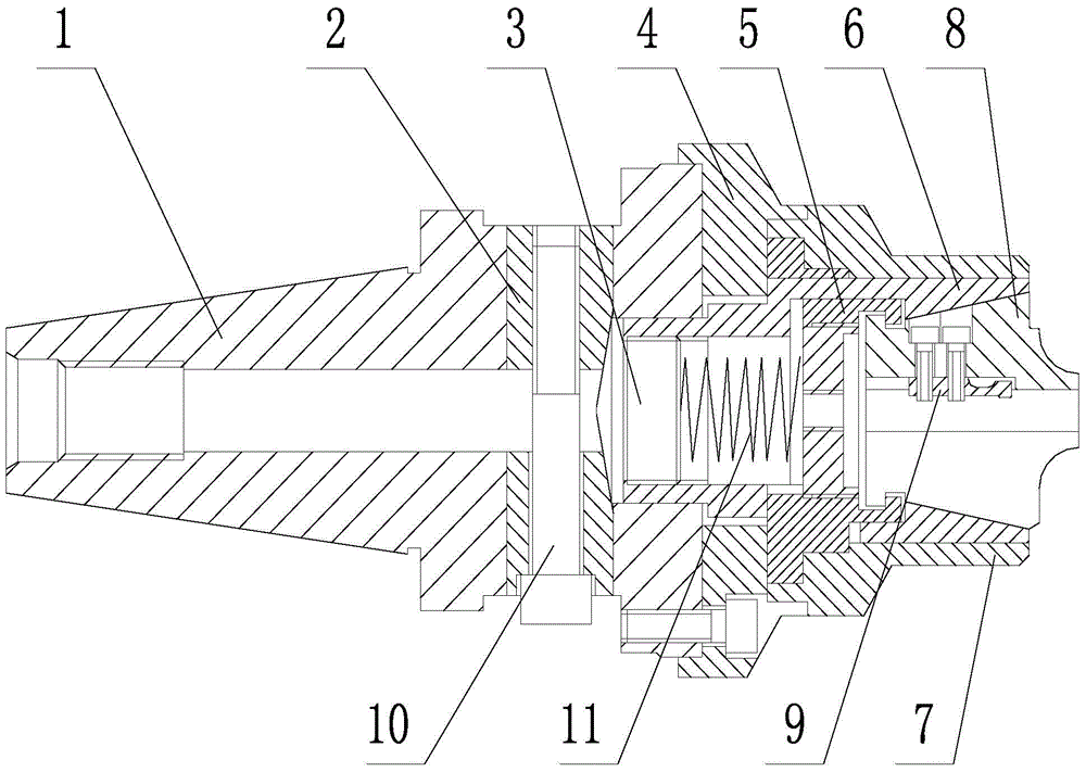 An angular precision positioning centering clamping mechanism