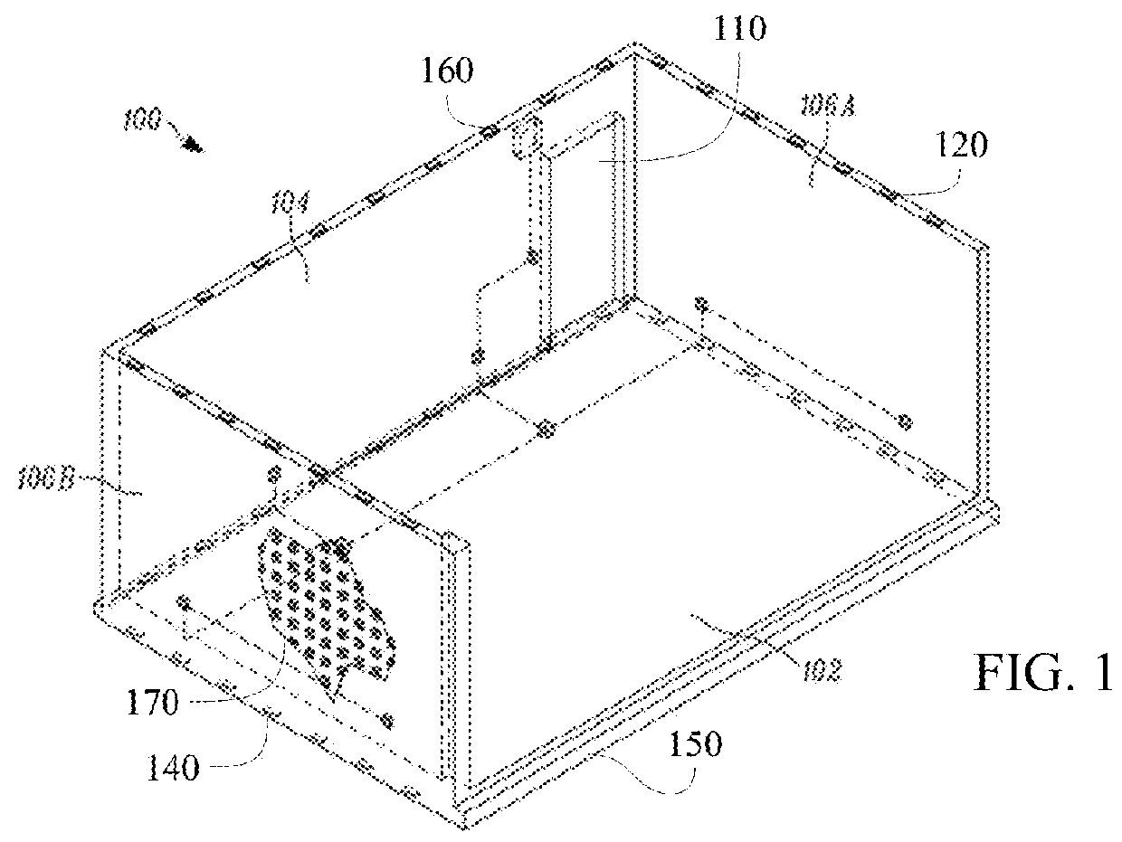 Portable robotic casting of volumetric modular building components