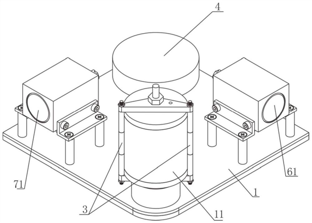 A simulation device for manipulating the configuration of micro-satellites using the interaction force of high-temperature superconducting permanent magnets