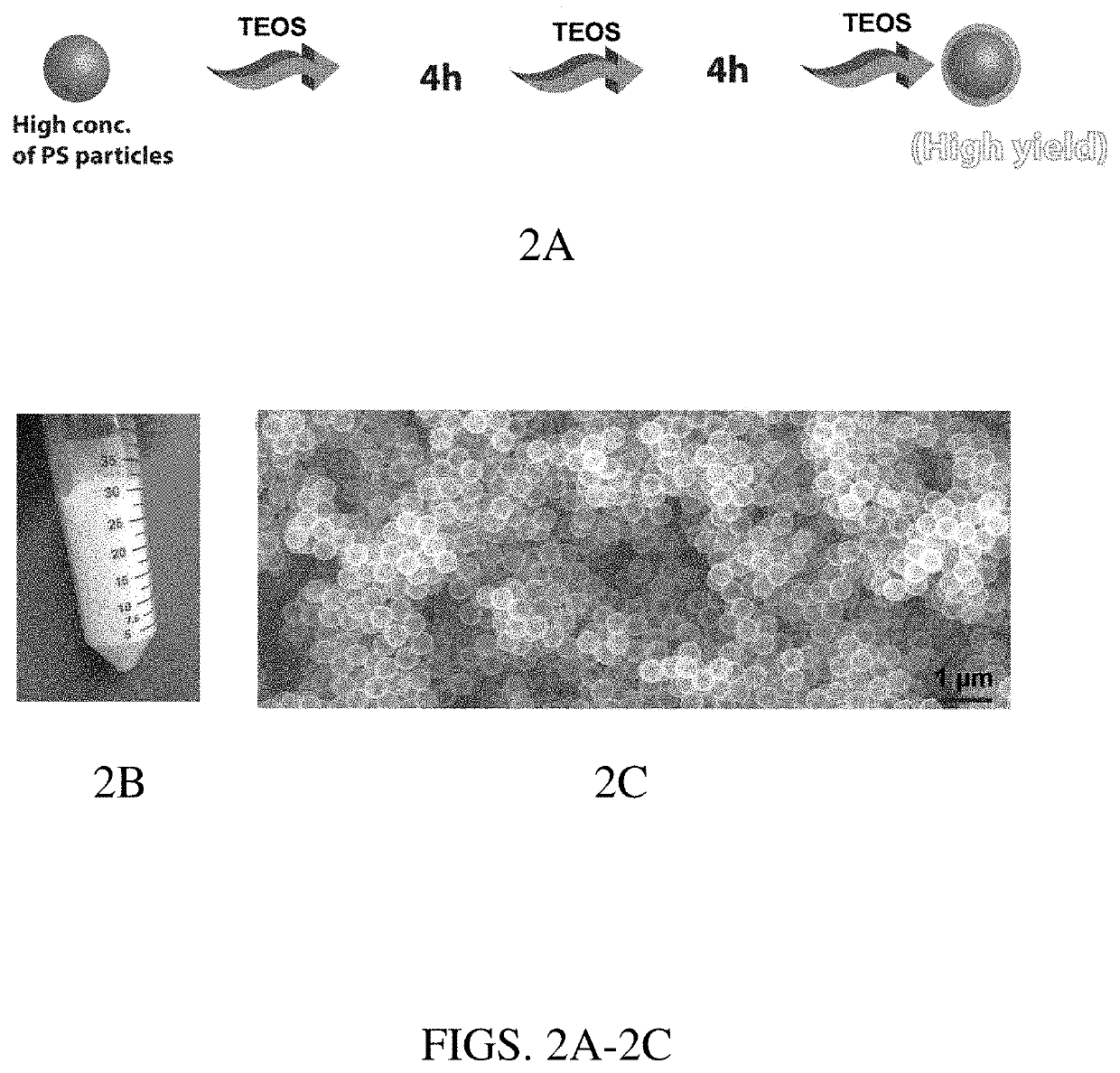 Methods for producing hollow silica particles