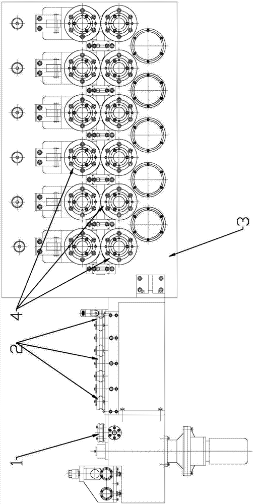 Wire feeding device for spring processing