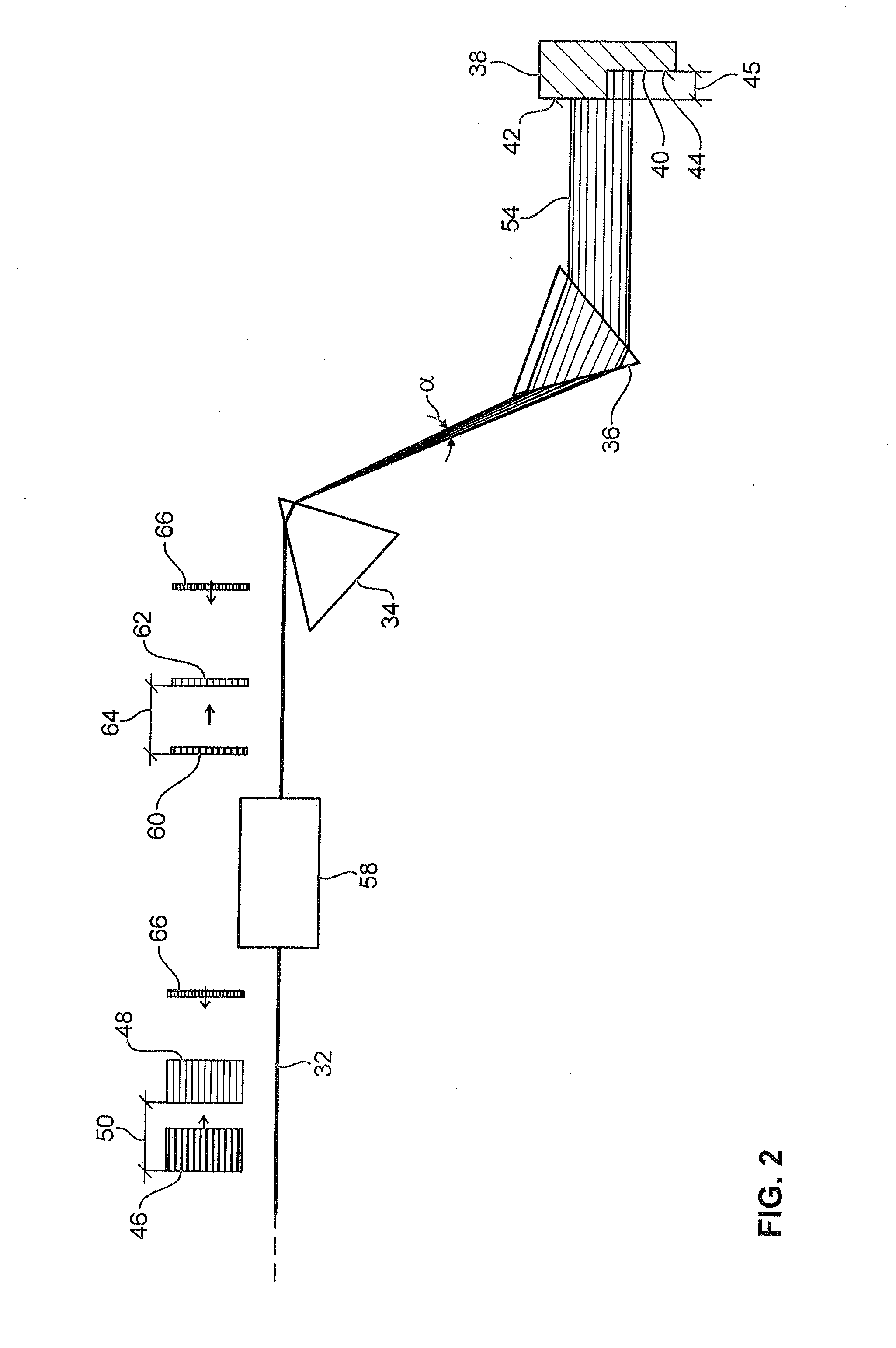 Apparatus for Temporal Displacement of White Light Laser Pulses