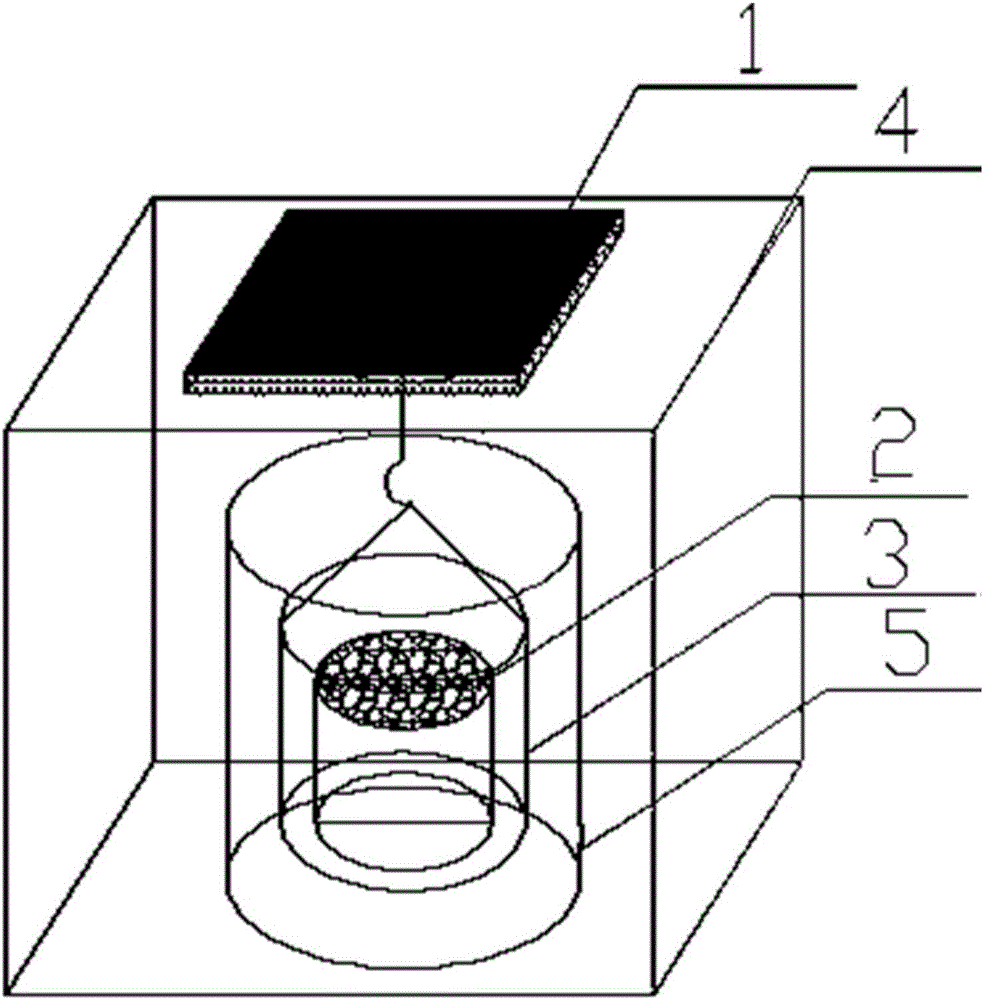 Device and method for determining gross volume density of bituminous mixture through wax sealing