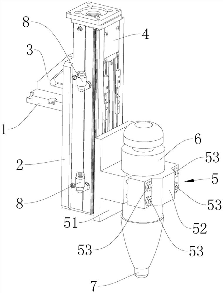 Trimming cutter assembly of automatic feeding, trimming and water gap shearing machine for decorative injection molding parts