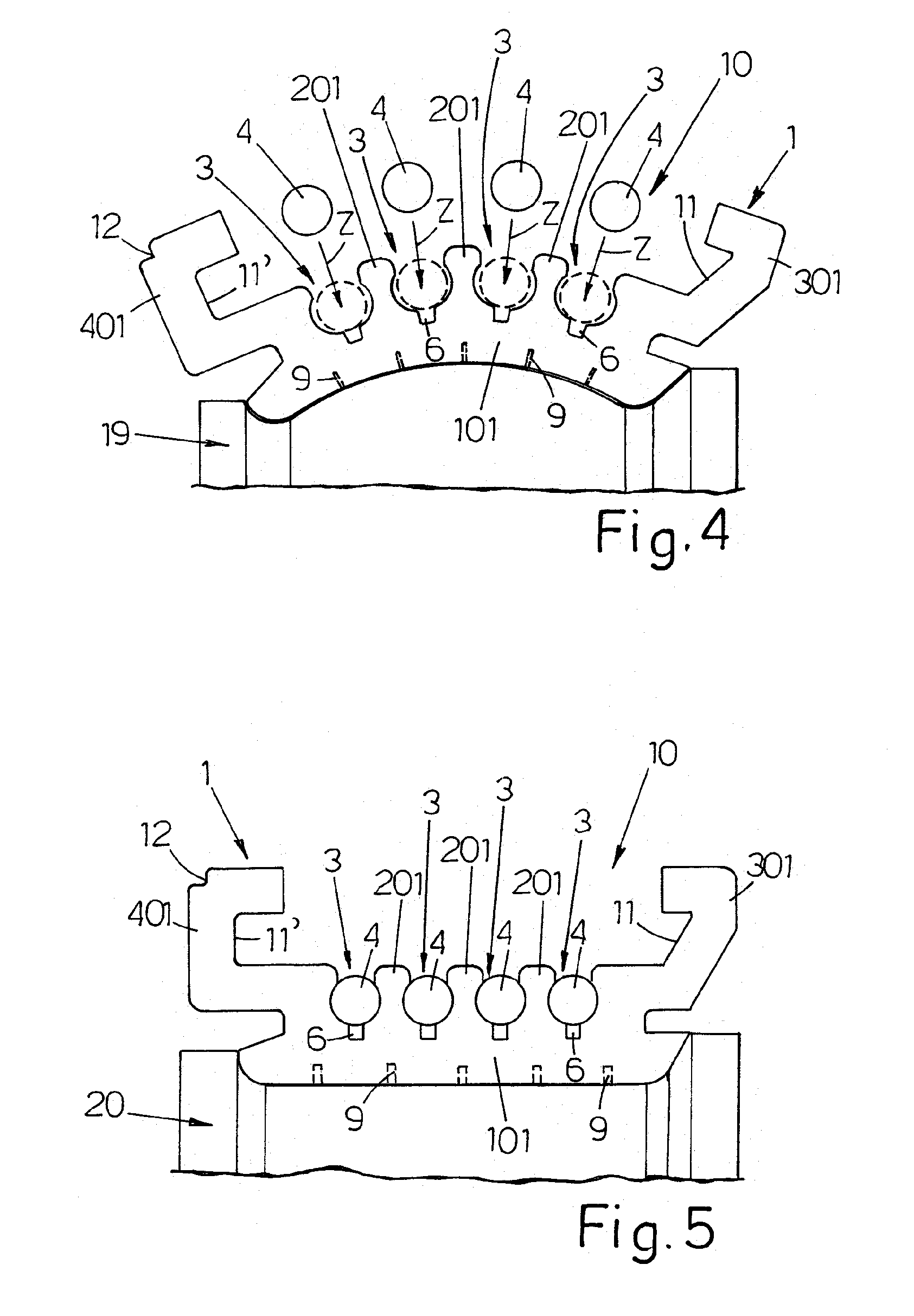 Electrified rail, particularly for powering metal shelving units, and method for its manufacturing