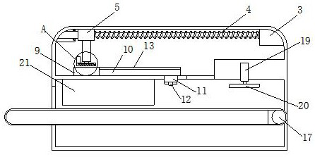 Novel paperboard packaging machine with sealing strip conveying device