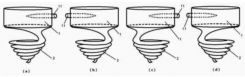 Water activating method and device by combination of electromagnetic field/magnetic field and double-vortex-body vortex